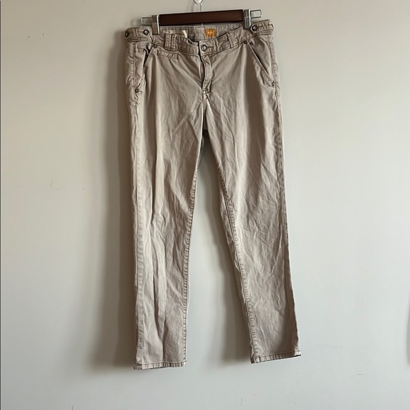 Pilcro and the Letterpress Hyphen Chinos Chino Pants Khaki Size 30 - Picture 2 of 5